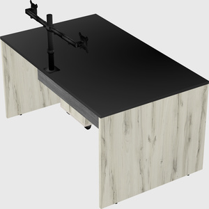 Rectangular desk