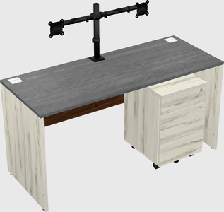 Rectangular desk