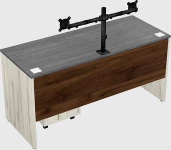 Rectangular desk