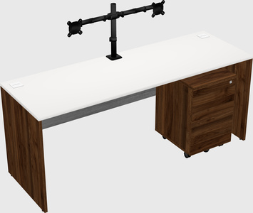 Rectangular desk