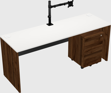 Rectangular desk