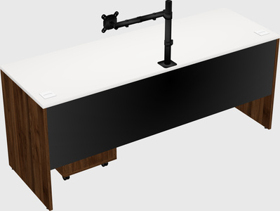 Rectangular desk
