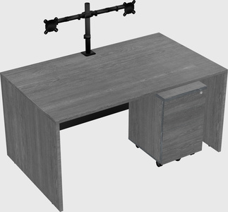 Rectangular desk