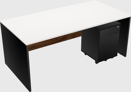 Rectangular desk