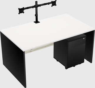 Rectangular desk