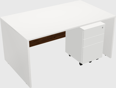 Rectangular desk