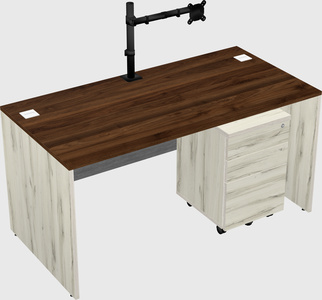 Rectangular desk