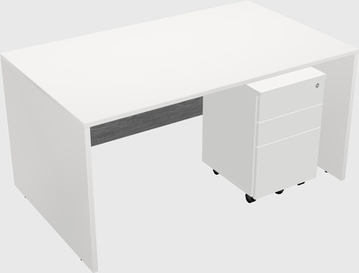 Rectangular desk