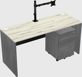 Rectangular desk