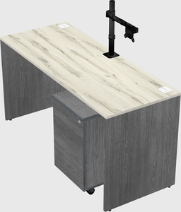Rectangular desk