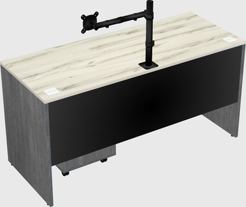 Rectangular desk