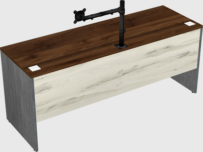 Rectangular desk