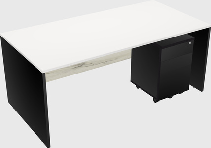 Rectangular desk