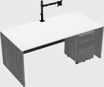 Rectangular desk