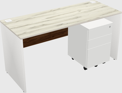 Rectangular desk