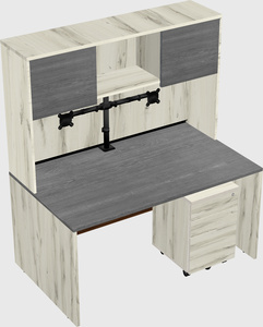 Rectangular desk