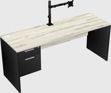 Rectangular desk