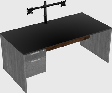 Rectangular desk