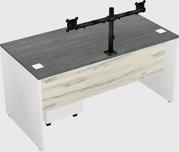 Rectangular desk