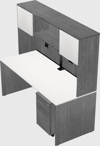 Rectangular desk