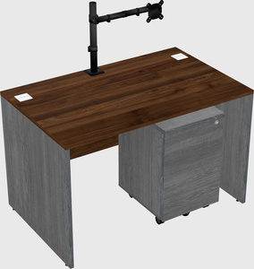 Rectangular desk