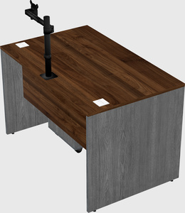 Rectangular desk