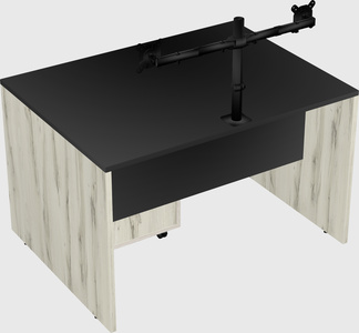 Rectangular desk