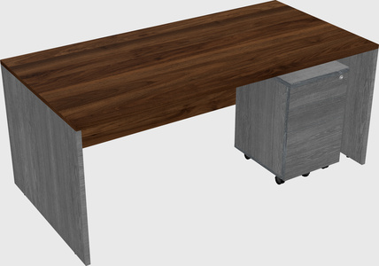 Rectangular desk