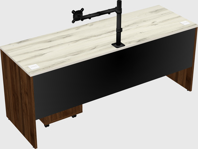 Rectangular desk