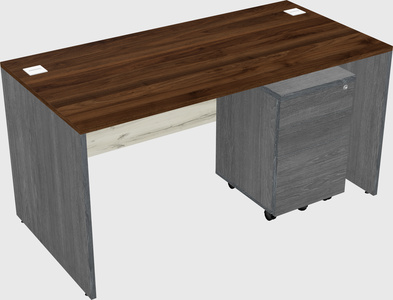 Rectangular desk