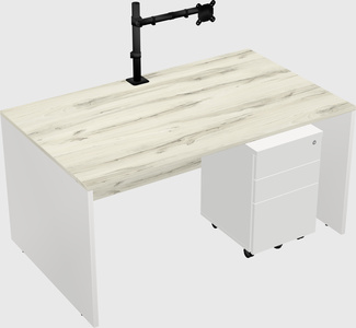 Rectangular desk