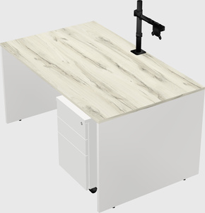 Rectangular desk