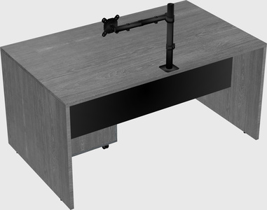 Rectangular desk