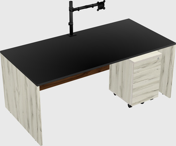 Rectangular desk