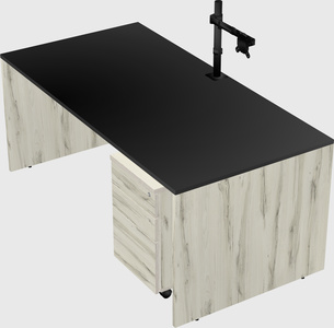 Rectangular desk