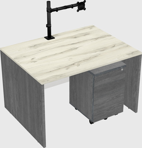 Rectangular desk