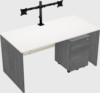 Rectangular desk