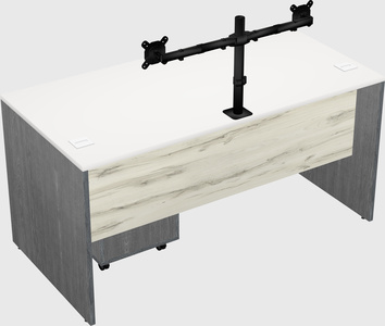Rectangular desk