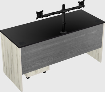 Rectangular desk