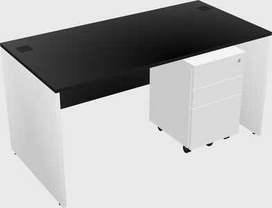 Rectangular desk