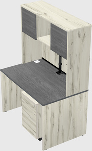 Rectangular desk