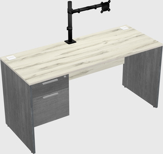 Rectangular desk