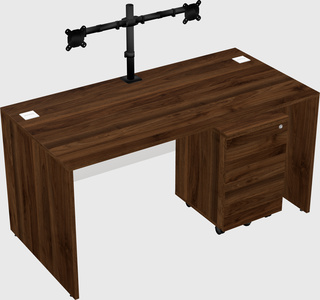 Rectangular desk