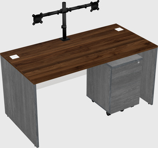 Rectangular desk