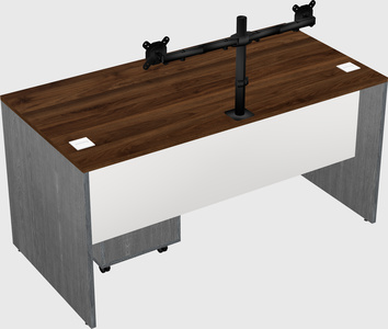 Rectangular desk