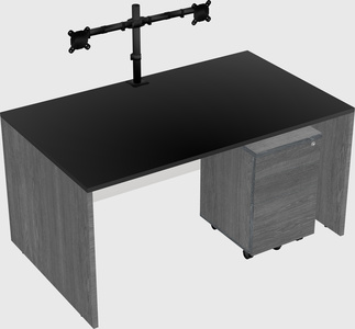 Rectangular desk
