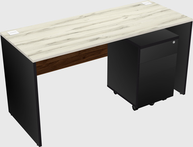 Rectangular desk