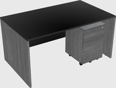 Rectangular desk