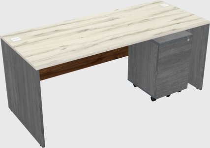 Rectangular desk
