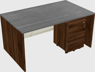 Rectangular desk